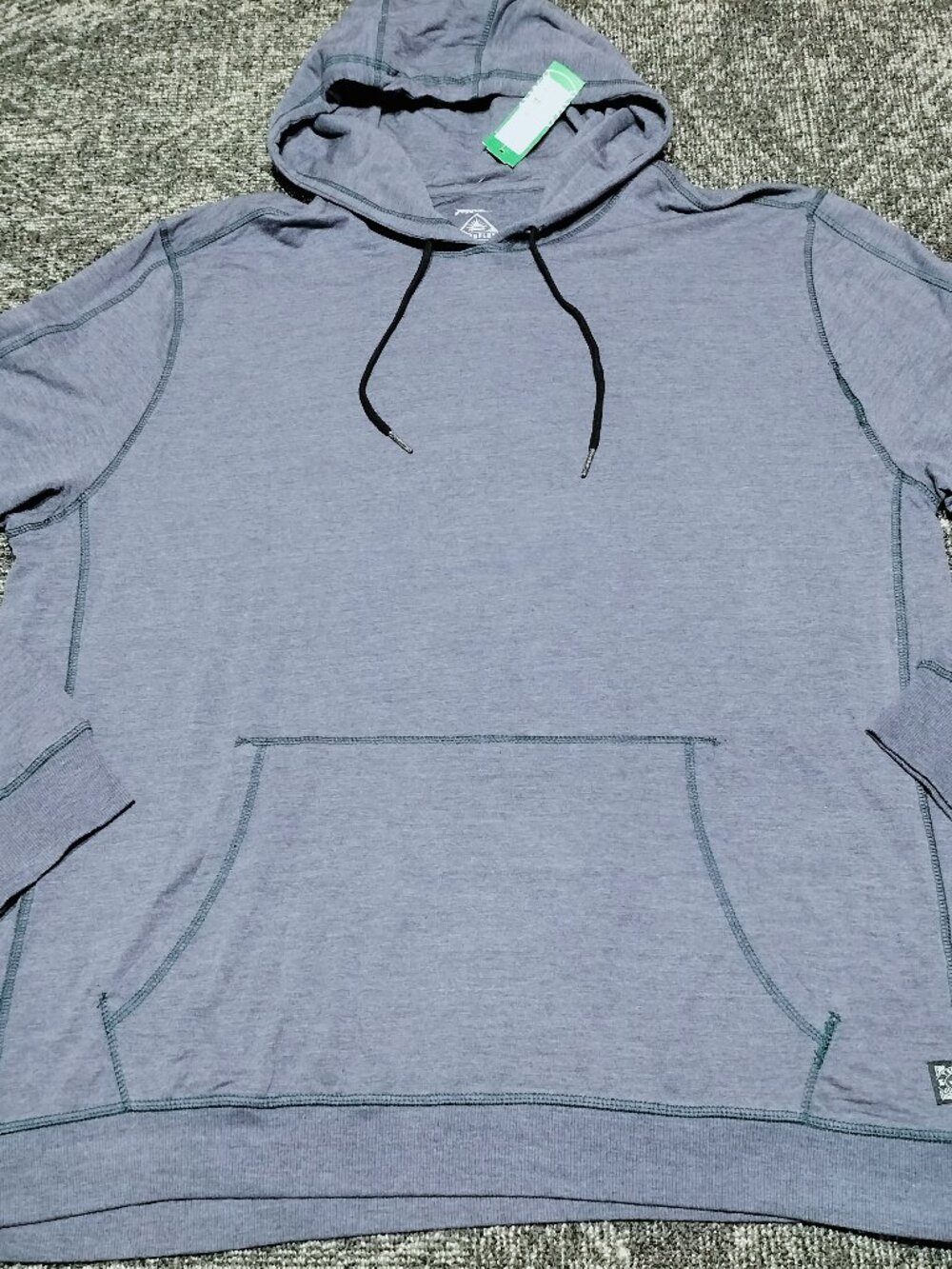 Flag & Anthem MadeFlex stretch Men’s Pullover Hoodie Shirt Size XXL Blue NEW NWT